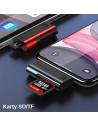 Buy USAMS Card Reader SD/microSD Lightning red SJ430DKQ02 (US-SJ430) - USA088RED - {ean13} - Home Screen Store Europe