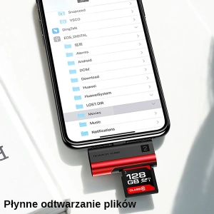 Buy USAMS Card Reader SD/microSD Lightning red SJ430DKQ02 (US-SJ430) - USA088RED - {ean13} - Home Screen Store Europe