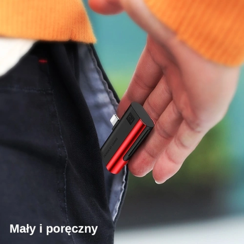 Buy USAMS Card Reader SD/microSD Lightning red SJ430DKQ02 (US-SJ430) - USA088RED - {ean13} - Home Screen Store Europe