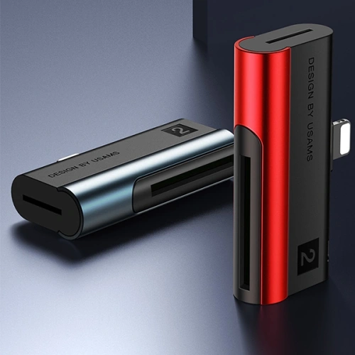 Buy USAMS Card Reader SD/microSD Lightning red SJ430DKQ02 (US-SJ430) - USA088RED - {ean13} - Home Screen Store Europe