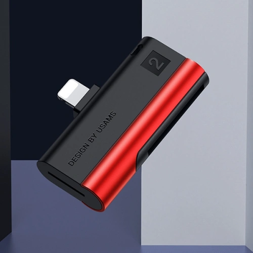 Buy USAMS Card Reader SD/microSD Lightning red SJ430DKQ02 (US-SJ430) - USA088RED - {ean13} - Home Screen Store Europe