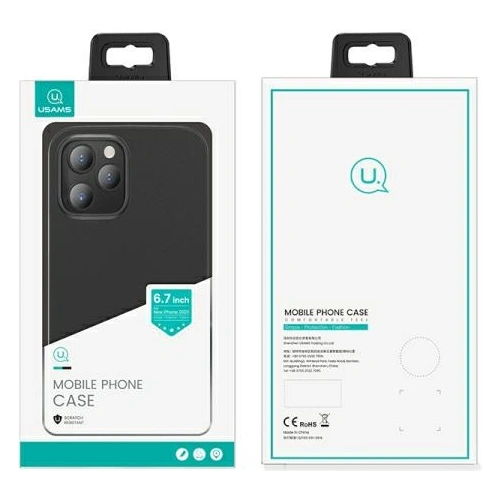 Kup Etui USAMS Gentle Apple iPhone 12 Pro Max negru/black IP12PMQR01 - USA100BLK - {ean13} - Sklep Home Screen