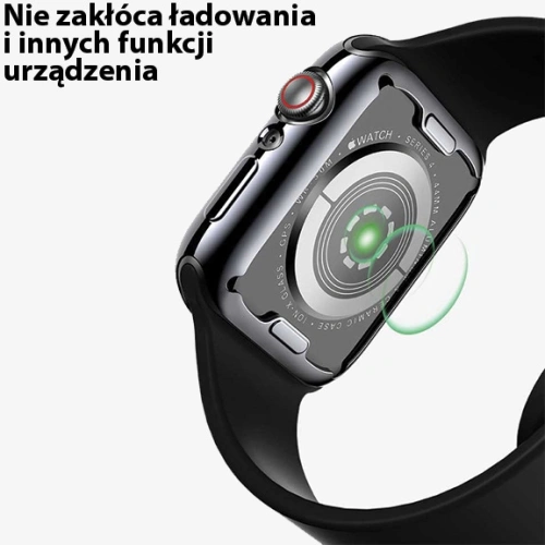 Kup Etui USAMS Apple Watch 4/5/6/7/8/9/SE 44/45mm. negru/black IW486BH01 - USA109BLK - {ean13} - Sklep Home Screen