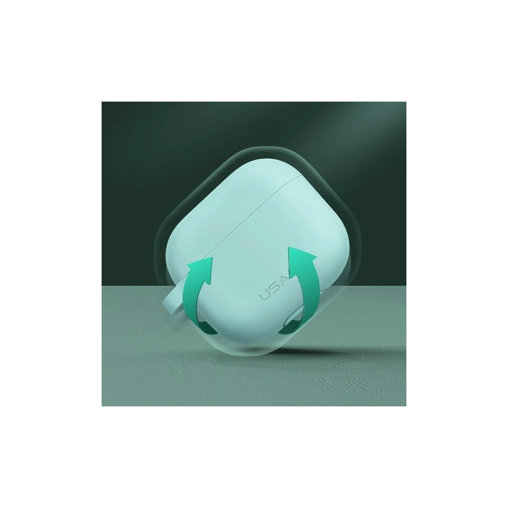 Etui USAMS Apple AirPods 3 silicon czarny/black BH741AP01