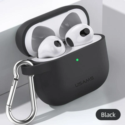 Buy USAMS Case Apple AirPods 3 silicon black BH741AP01 (US-BH741) - USA111BLK - {ean13} - Home Screen Store Europe