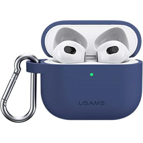 Kup Etui USAMS Apple AirPods 3 silicon albastru/blue BH741AP02 - USA112BLU - {ean13} - Sklep Home Screen