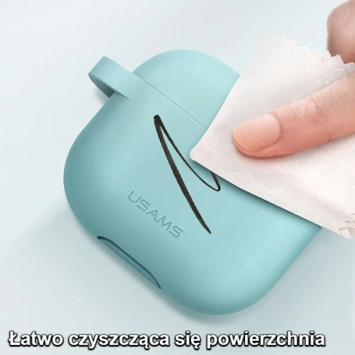 Kup Etui USAMS Apple AirPods 3 silicon niebieski/blue BH741AP02 - USA112BLU - {ean13} - Sklep Home Screen