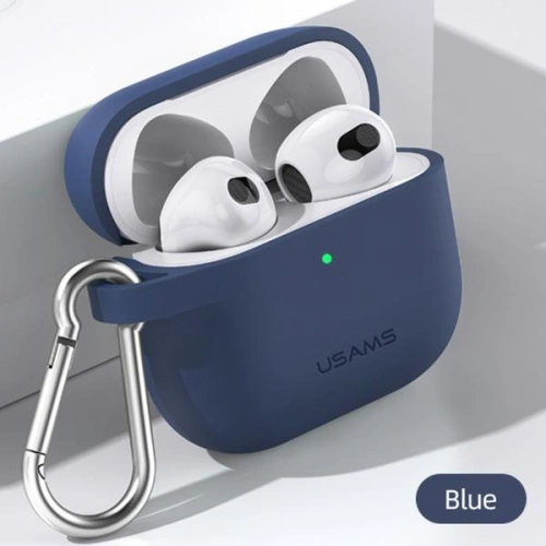 Kup Etui USAMS Apple AirPods 3 silicon niebieski/blue BH741AP02 - USA112BLU - {ean13} - Sklep Home Screen