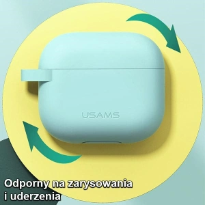 Kup Etui USAMS Apple AirPods 3 silicon różowy/pink BH741AP03 - USA113PNK - {ean13} - Sklep Home Screen