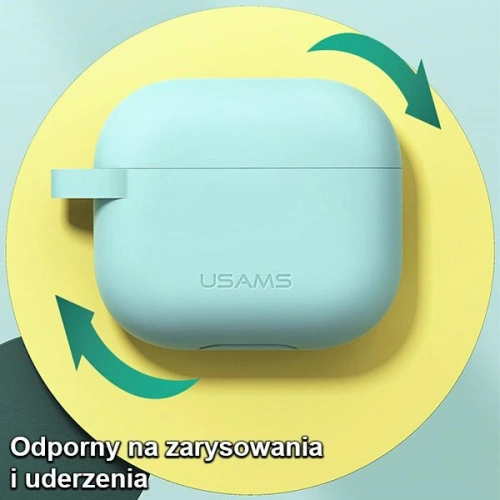 Buy USAMS Case Apple AirPods 3 silicon pink BH741AP03 (US-BH741) - USA113PNK - {ean13} - Home Screen Store Europe