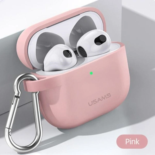 Kup Etui USAMS Apple AirPods 3 silicon różowy/pink BH741AP03 - USA113PNK - {ean13} - Sklep Home Screen