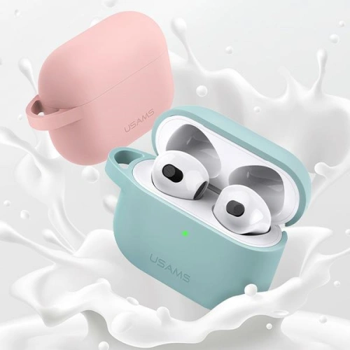 Buy USAMS Case Apple AirPods 3 silicon green BH741AP04 (US-BH741) - USA114GRN - {ean13} - Home Screen Store Europe