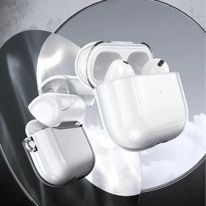 Kup Etui USAMS Apple AirPods 3 transparent negru/BH740AP02 - USA115BLK - {ean13} - Sklep Home Screen
