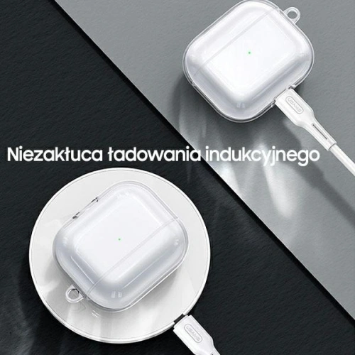 Kup Etui USAMS Apple AirPods 3 przezroczysty czarny/tranparent black BH740AP02 - USA115BLK - {ean13} - Sklep Home Screen