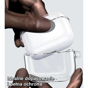 Kup Etui USAMS Apple AirPods 3 transparent negru/BH740AP02 - USA115BLK - {ean13} - Sklep Home Screen
