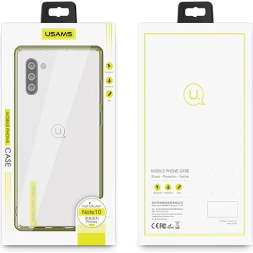 Buy USAMS Primary Case Samsung Galaxy Note 10 transparent NOTE10YS01 (US-BH512) - USA142CL - {ean13} - Home Screen Store Europe