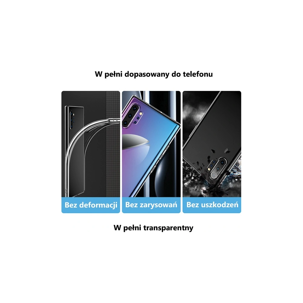 Etui USAMS Primary Samsung Galaxy Note 10+ Plus transparent NOTE10PYS01