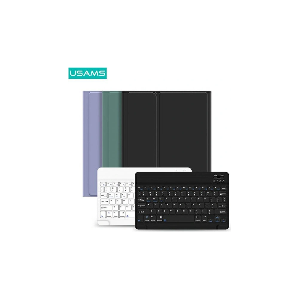 Etui USAMS Winro z klawiaturą Apple iPad Air 10.9 2020 (4. generacji) czarne etui-czarna klawiatura/black IP109YRU01