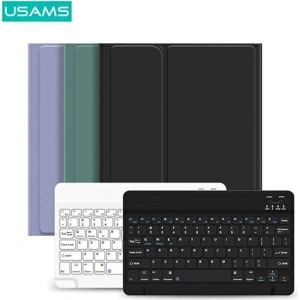 Buy USAMS Winro Case with keyboard Apple iPad Air 10.9" purple cover-white keyboard IP109YRU03 (US-BH655) - USA145PRPWHT - {ean13} - Home Screen Store Europe