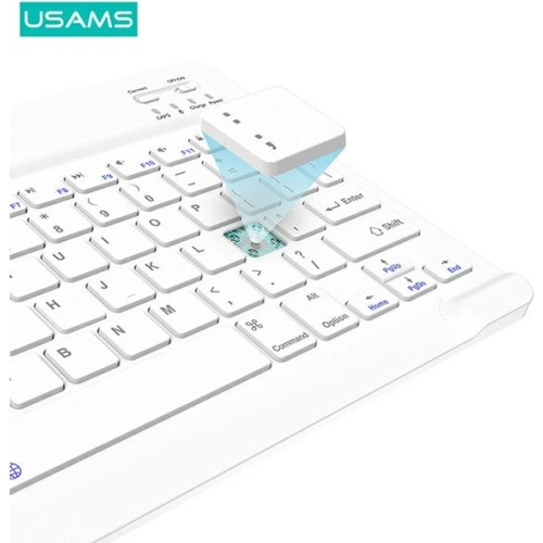 Kup Etui USAMS Winro Keyboard Apple iPad 10.2 2019/2020 (7., 8. generace) zelené etui-bílá klávesnice/green cover-white keyboard IP1027YR02 - USA151GRNWHT - {ean13} - Sklep Home Screen