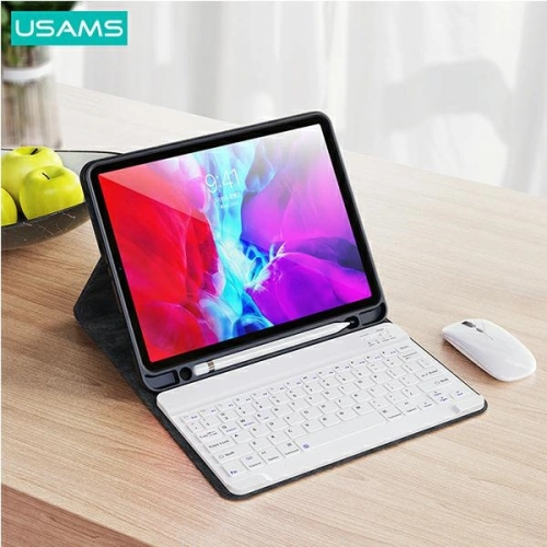 Kup Etui USAMS Winro Keyboard Apple iPad 10.2 2019/2020 (7., 8. generace) zelené etui-bílá klávesnice/green cover-white keyboard IP1027YR02 - USA151GRNWHT - {ean13} - Sklep Home Screen