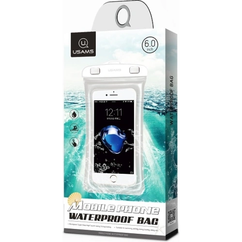 Kup Etui impermeabil USAMS 6 inchi YD007 transparent 6FSD704 - USA191CL - {ean13} - Sklep Home Screen