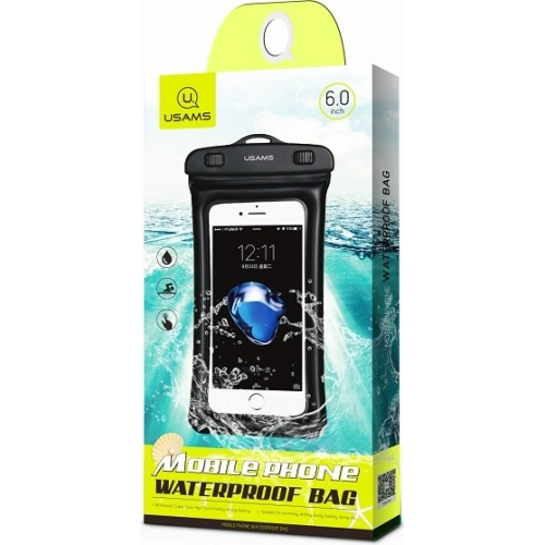 Kup Etui rezistent la apă USAMS 6 inch YD007 negru/black 6FSD701 - USA192BLK - {ean13} - Sklep Home Screen