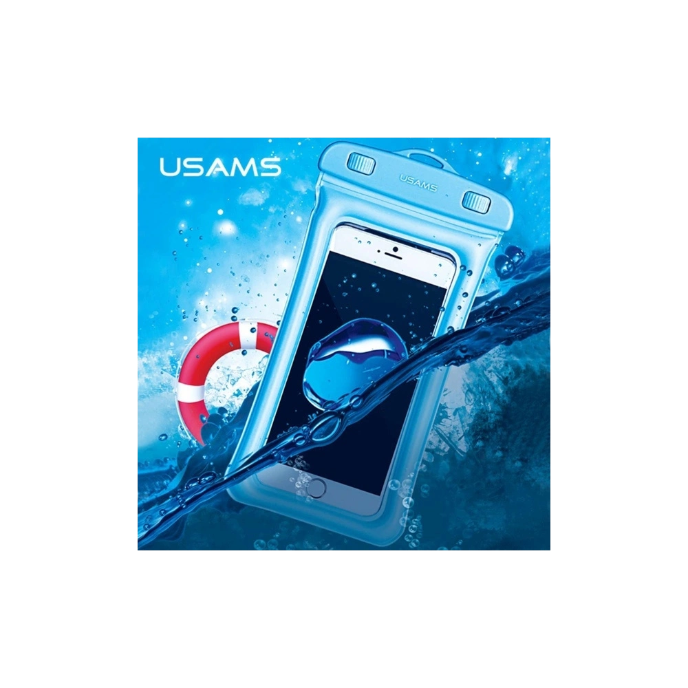 Etui wodoodporne USAMS 6 cali YD007 niebieski/blue 6FSD702