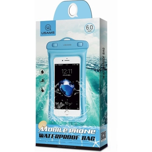 Kup Etui impermeabil USAMS 6 inchi YD007 albastru/blue 6FSD702 - USA193BLU - {ean13} - Sklep Home Screen