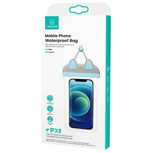 Kup Etui impermeabil USAMS 7 inchi YD010 albastru/blue FSD1003 - USA195BLU - {ean13} - Sklep Home Screen
