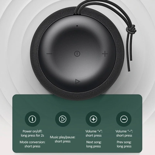 Kup Bezprzewodowy głośnik USAMS Bluetooth 5.0 US-YX005 Moyi Series YX5LY01 - USA200 - {ean13} - Sklep Home Screen
