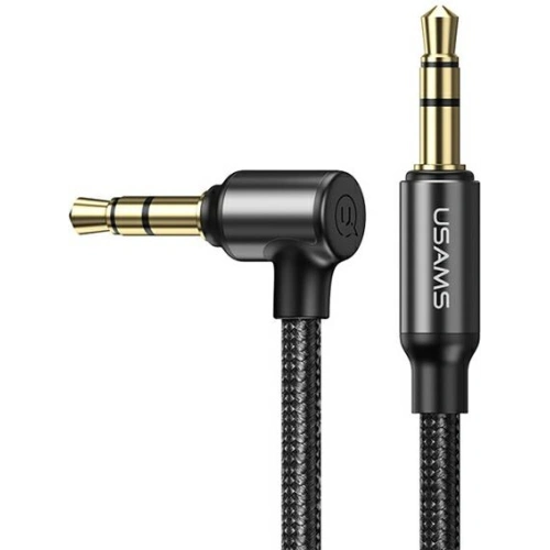 Kup Cablul audio împletit USAMS jack 3.5mm - 3,5mm 1,2m negru/black SJ557YP01 - USA202BLK - {ean13} - Sklep Home Screen