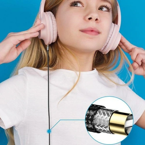 Kup Cablul audio împletit USAMS jack 3.5mm - 3,5mm 1,2m negru/black SJ557YP01 - USA202BLK - {ean13} - Sklep Home Screen