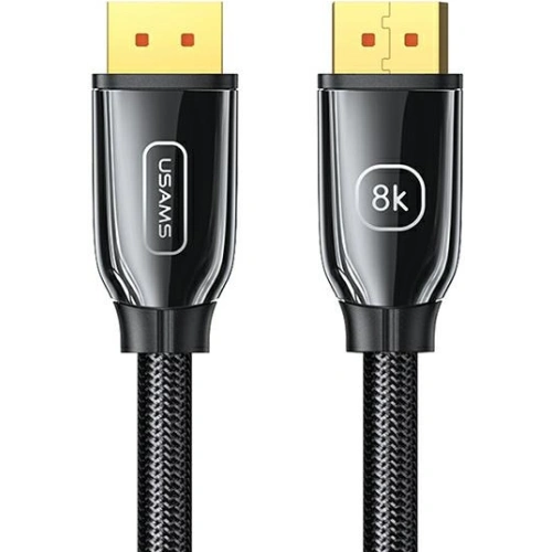 Kup Kabel USAMS U75 DisplayPort - DisplayPort 1.4 HD 2.0m czarny/black 8K HD SJ532DP01 - USA203BLK - {ean13} - Sklep Home Screen