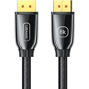 Kabel USAMS U75 DisplayPort - DisplayPort 1.4 HD 3.0m černý/black 8K HD SJ533DP01