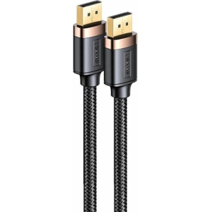 Kabel USAMS U74 DisplayPort - DisplayPort 2.0m czarny/black 4K HD SJ531HD01