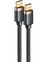 Kábel USAMS U74 DisplayPort - DisplayPort 2.0m fekete/black 4K HD SJ531HD01