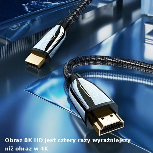 Kup Kabel USAMS U67 HDMI - HDMI 2.1 3m 8K černý/black Ultra HD SJ498HD01 - USA211BLK - {ean13} - Sklep Home Screen
