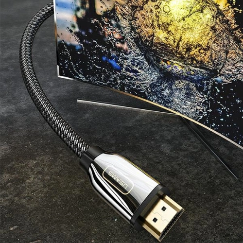 Kup Kabel USAMS U67 HDMI - HDMI 2.1 3m 8K černý/black Ultra HD SJ498HD01 - USA211BLK - {ean13} - Sklep Home Screen