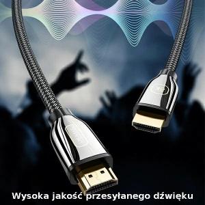 Kabel USAMS U67 HDMI - HDMI 2.1 3m 8K czarny/black Ultra HD SJ498HD01