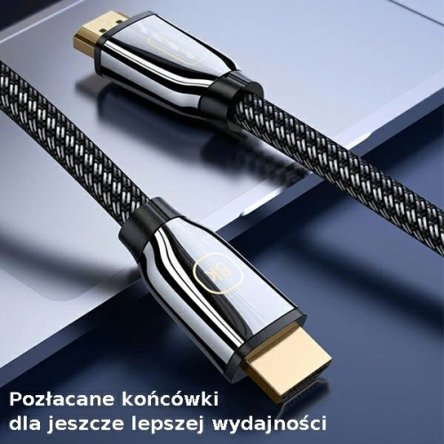Kup Kabel USAMS U67 HDMI - HDMI 2.1 3m 8K černý/black Ultra HD SJ498HD01 - USA211BLK - {ean13} - Sklep Home Screen