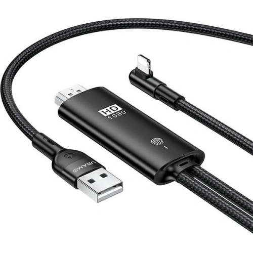 Kup USAMS U53 HDMI - Lightning Kabel 2m schwarz/black SJ442HD01 - USA215BLK - {ean13} - Sklep Home Screen