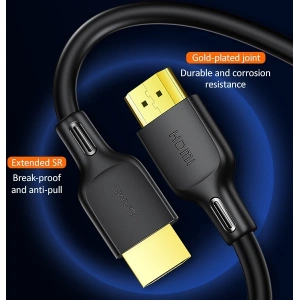 Kabel USAMS U49 HDMI - HDMI 3m czarny/black 4K HD SJ427HD01