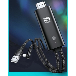 Kabel USAMS U53 HDMI - Lightning 2m czarny/black SJ442HD01