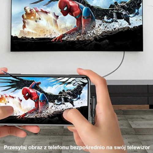 Kup USAMS U53 HDMI - Lightning Kabel 2m schwarz/black SJ442HD01 - USA215BLK - {ean13} - Sklep Home Screen