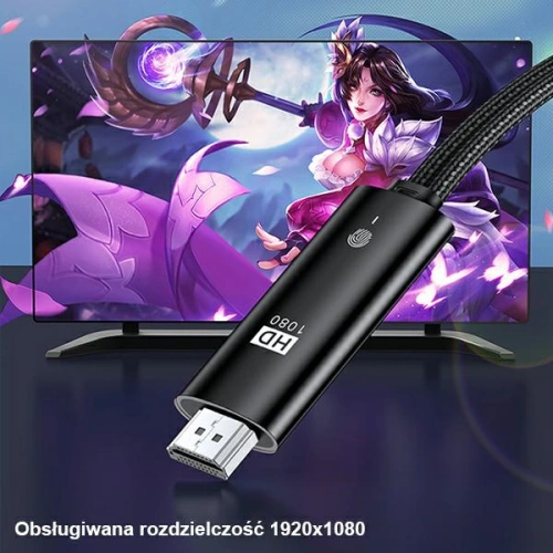 Kup USAMS U53 HDMI - Lightning Kabel 2m schwarz/black SJ442HD01 - USA215BLK - {ean13} - Sklep Home Screen