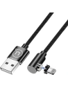 Cablul unghiular magnetic USAMS U54 1m lightning negru/black SJ444USB01