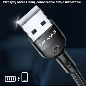 Kabel USAMS U53 HDMI - Lightning 2m czarny/black SJ442HD01