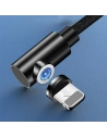 Kup Cablul unghiular magnetic USAMS U54 1m lightning negru/black SJ444USB01 - USA216BLK - {ean13} - Sklep Home Screen