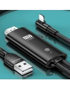 Kup USAMS U53 HDMI - Lightning Kabel 2m schwarz/black SJ442HD01 - USA215BLK - {ean13} - Sklep Home Screen